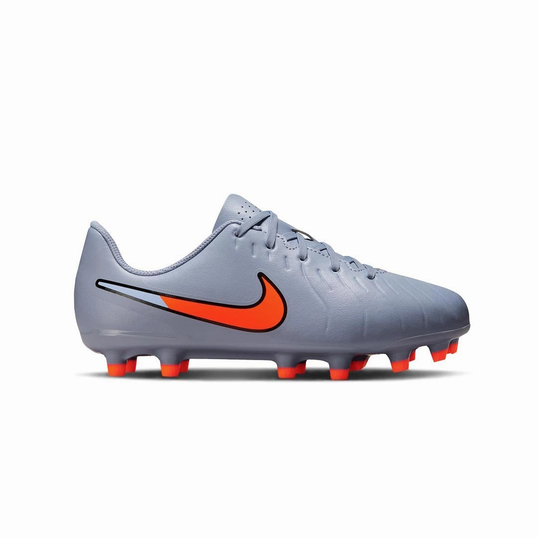 Nike - Kids' (Preschool & Junior) Tiempo Legend 10 Club Firm/Multi Ground Cleats (DV4352 402) Fresh Fit Air Channels