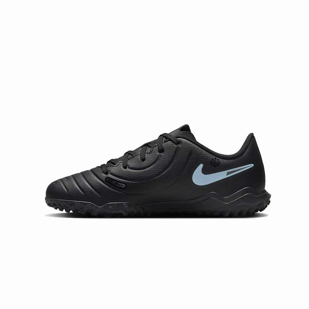 Nike - Kids' (Preschool & Junior) Tiempo Legend 10 Club Turf Soccer Shoes (DV4355 003) Quick Dry Insole Compression Balanced Midsole
