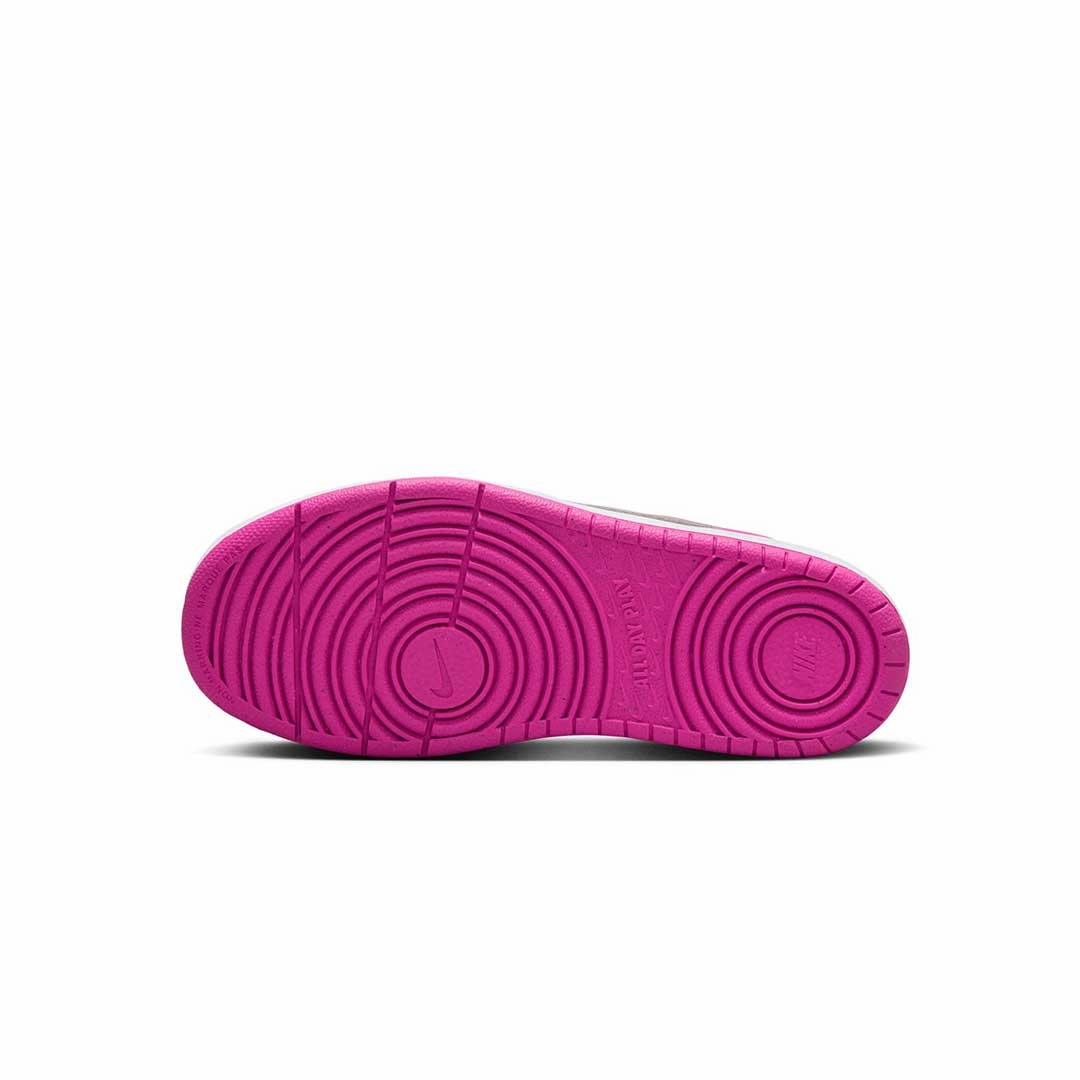 Nike - Kids' (Preschool) Court Borough Low Recraft Shoes (DV5457 123) Reinforced Heel Guard MemoryFoam