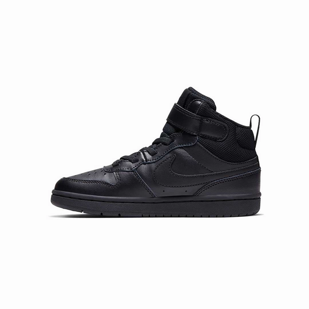 Nike - Kids' (Preschool) Court Borough Mid 2 Shoes (CD7783 001) Seamless performance Breathable surface
