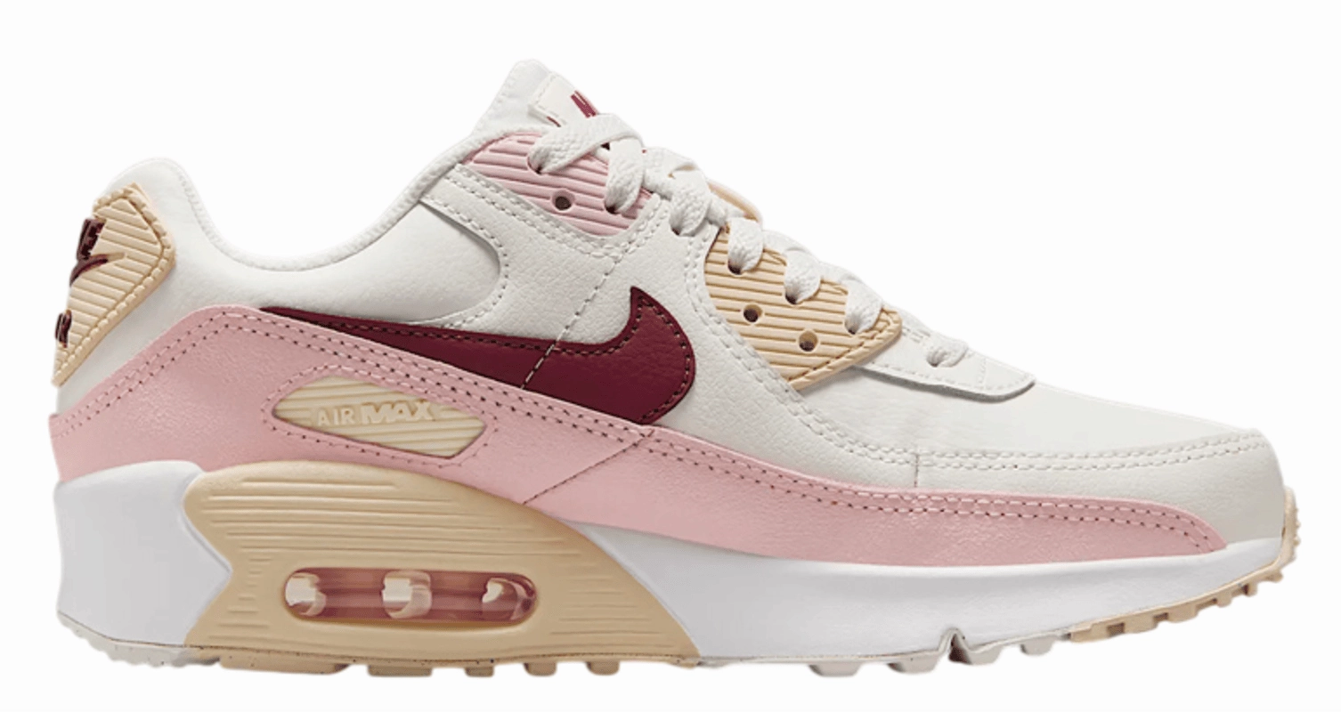 smooth zipper Classic Style Nike Air Max 90 Phantom Echo Pink (GS)