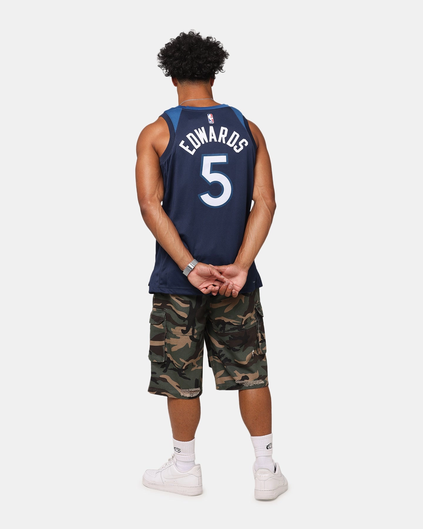 Street Fashion Stretchable Fabric Nike Anthony Edwards Minnesota Timberwolves #5 Icon Edition 2022/23 Nike Dri-Fit NBA Swingman Jersey College Navy
