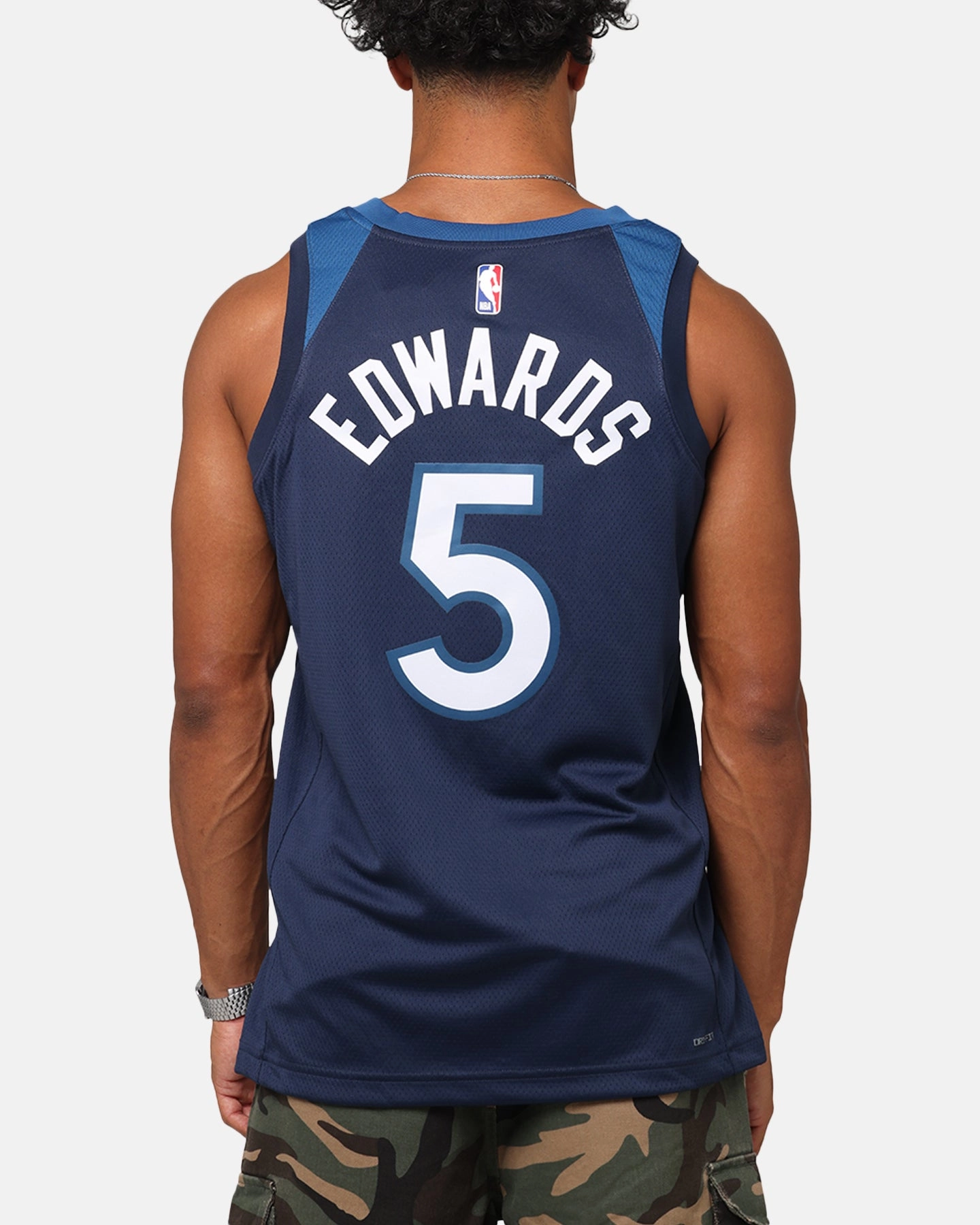 Eco Friendly Dye Process Air Control Nike Anthony Edwards Minnesota Timberwolves #5 Icon Edition 2022/23 Nike Dri-Fit NBA Swingman Jersey College Navy