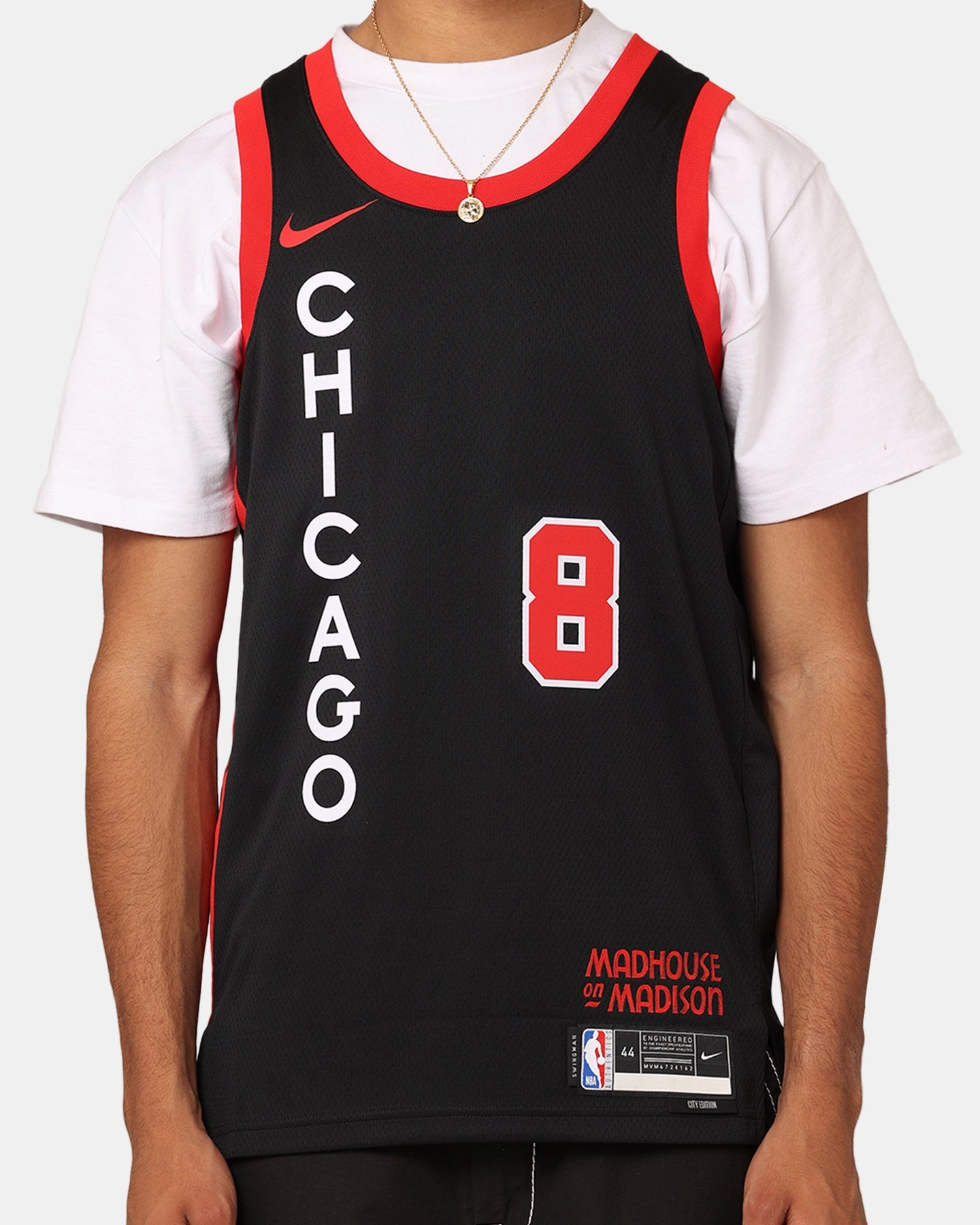 Nike Chicago Bulls Zach LaVine Dri-FIT Swingman Jersey Black Game Utility