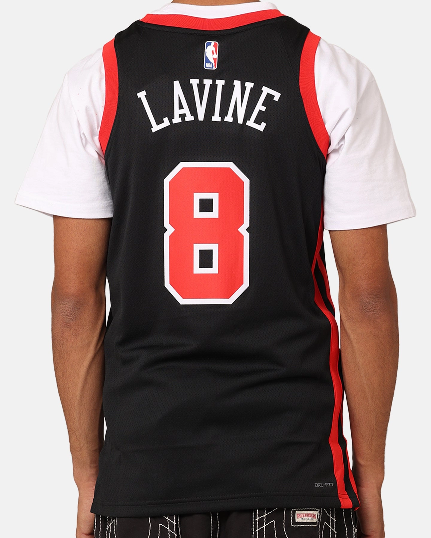 Lightweight Interlock Knit Nike Chicago Bulls Zach LaVine Dri-FIT Swingman Jersey Black