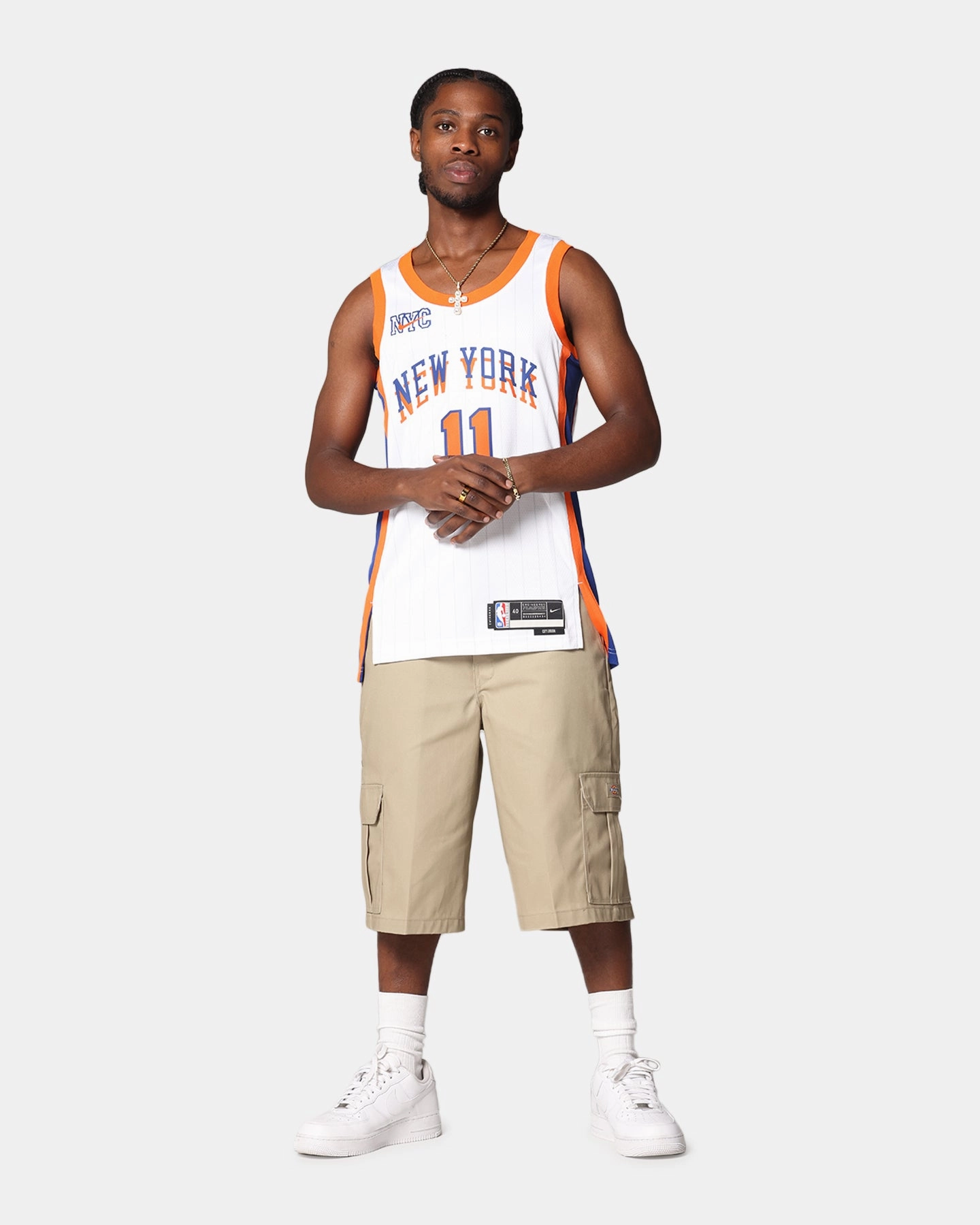 Movement Ready Fit For Action Nike Jalen Brunson New York Knicks #11 City Edition 2024/25 Nike Dri-Fit NBA Swingman Jersey White