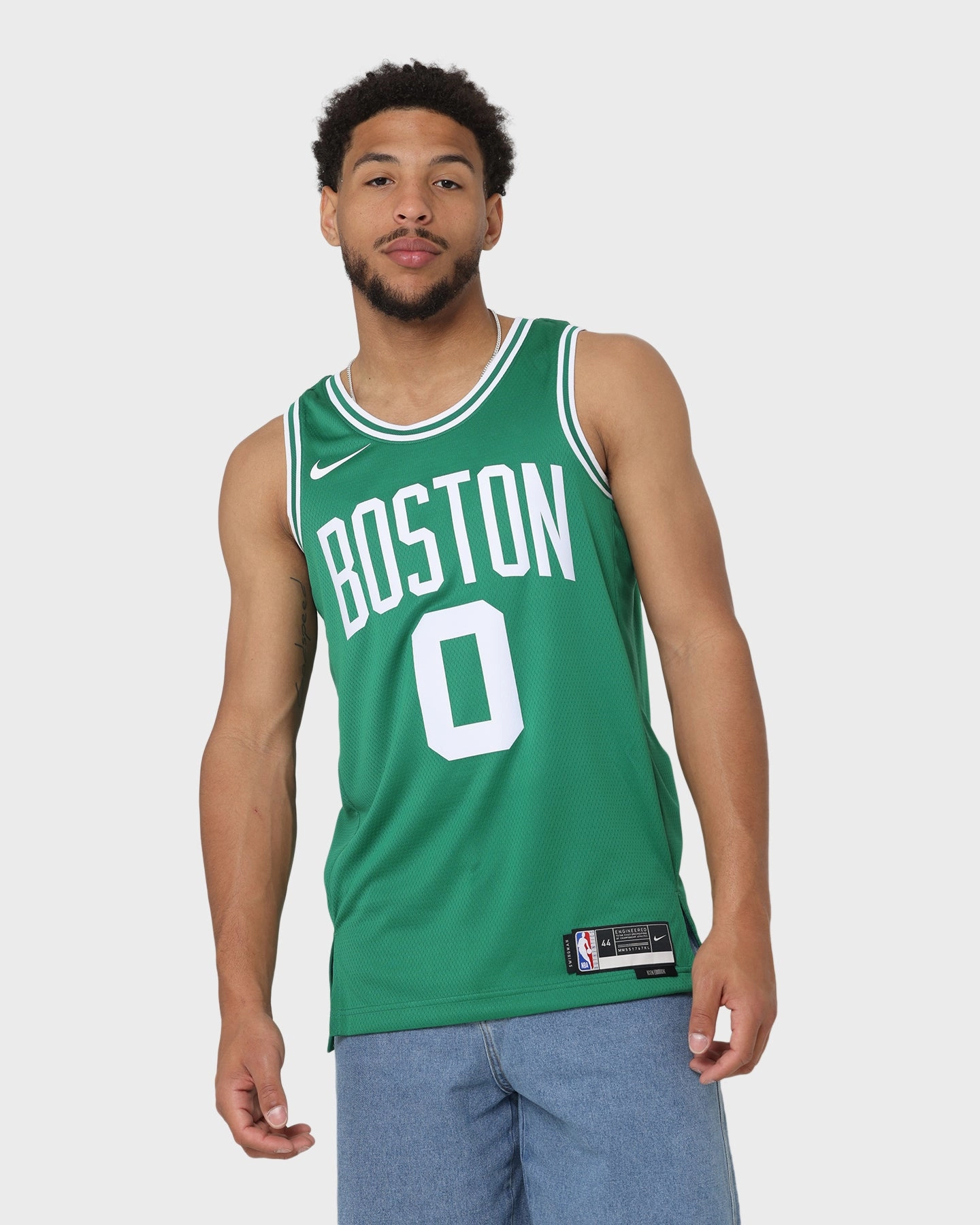 Nike Jayson Tatum Boston Celtics #0 Icon Edition 2022/23 Nike Dri-FIT NBA Swingman Jersey Clover Under Layer
