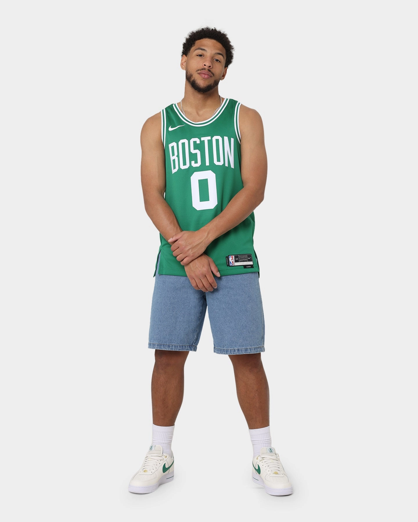 Nike Jayson Tatum Boston Celtics #0 Icon Edition 2022/23 Nike Dri-FIT NBA Swingman Jersey Clover Non Restrictive Mobility Cut Durable Blend Fabric