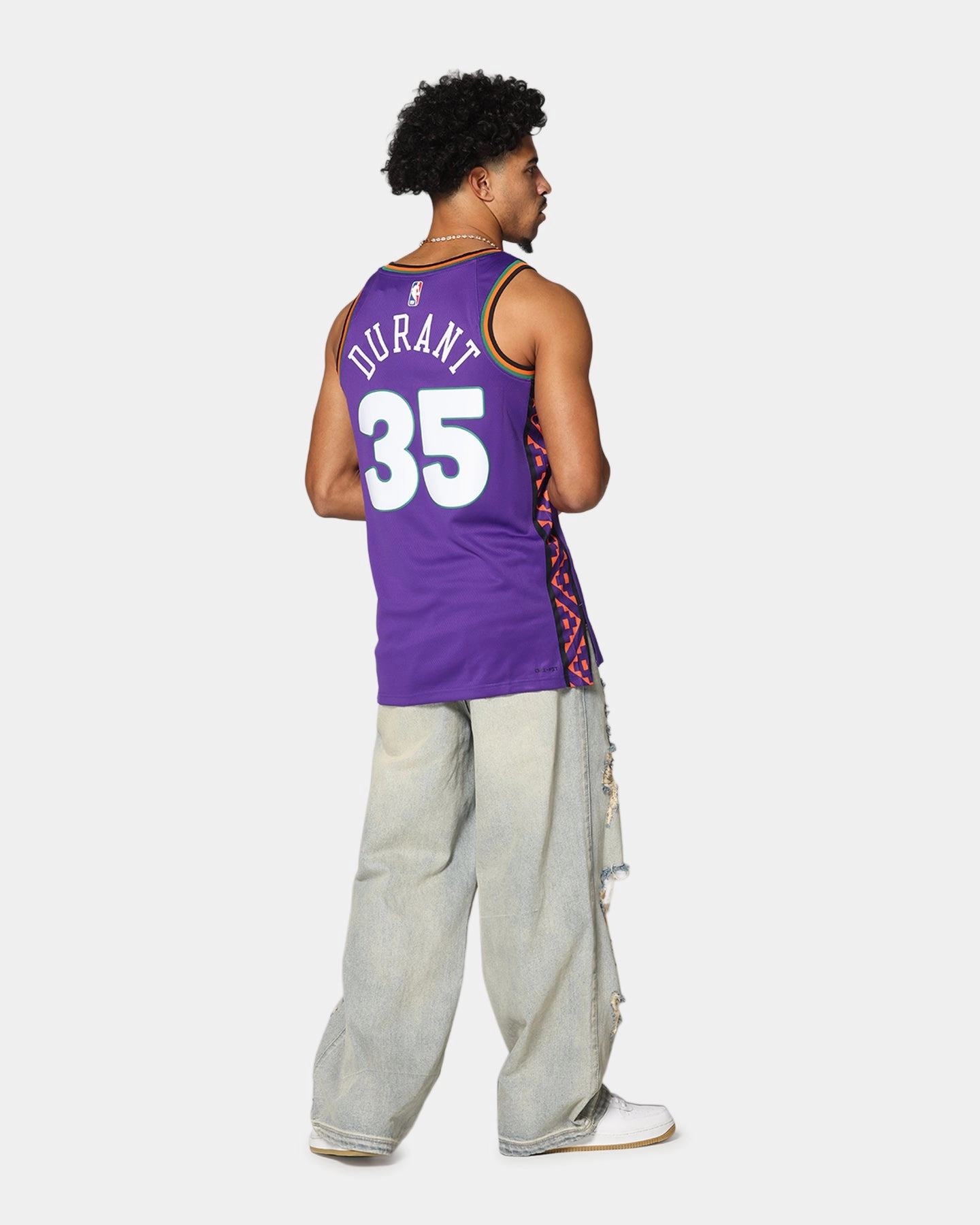Lightweight Fabric Nike Kevin Durant Phoenix Suns #35 City Edition 2024/25 Nike Dri-Fit NBA Swingman Jersey Field Purple