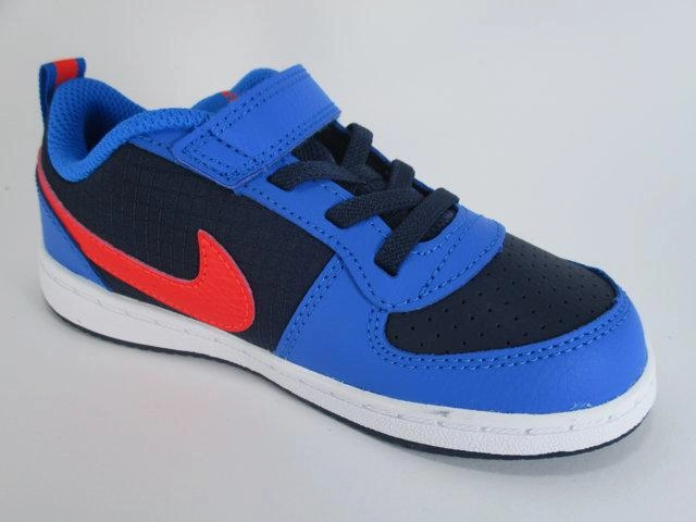 Nike scarpa da ginnastica da bambino Court Borough Low 870029 404 blu running flexibility training