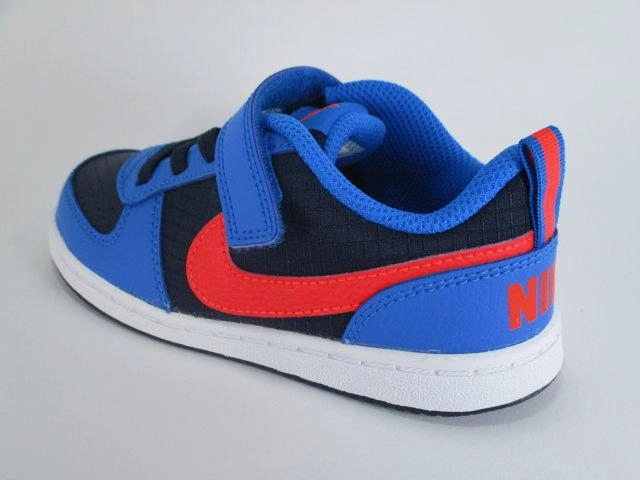 travel - friendly Nike scarpa da ginnastica da bambino Court Borough Low 870029 404 blu