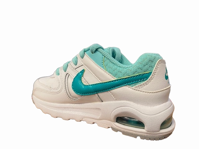 Nike scarpa sneakers da bambina Air Max Command Flex 844356 133 bianco pre - run warm - up Molded EVA Insert