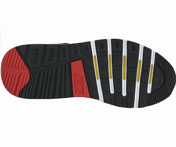 Plush Collar Hybrid Cushion System Nike scarpa sneakers da ragazzo Air Max Trax 644453 600 rosso nero