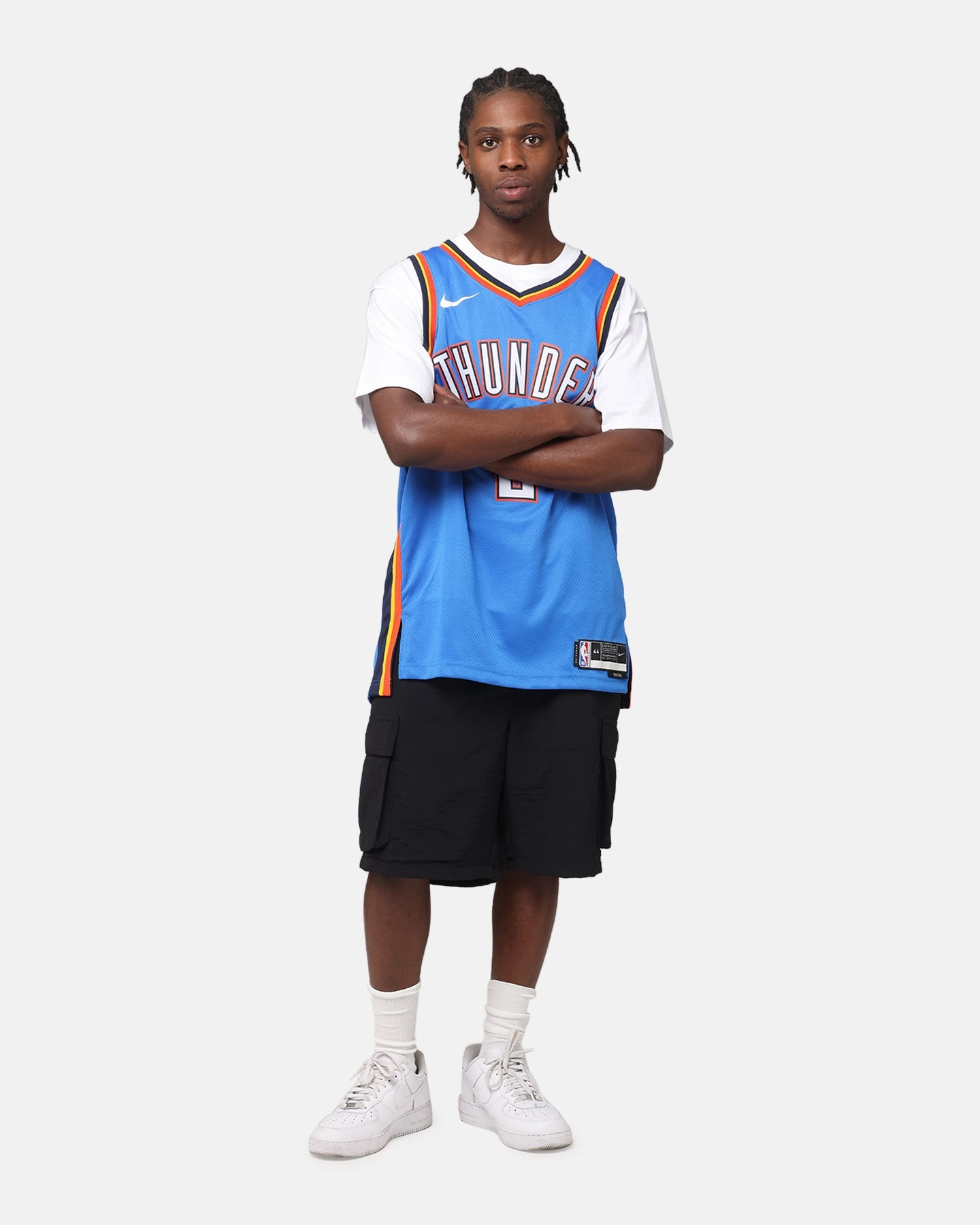 Soft Grip Race Ready Nike Shai Gilgeous-Alexander Oklahoma City Thunder #2 Icon Edition 2022/23 Nike Dri-Fit NBA Swingman Jersey Signal Blue