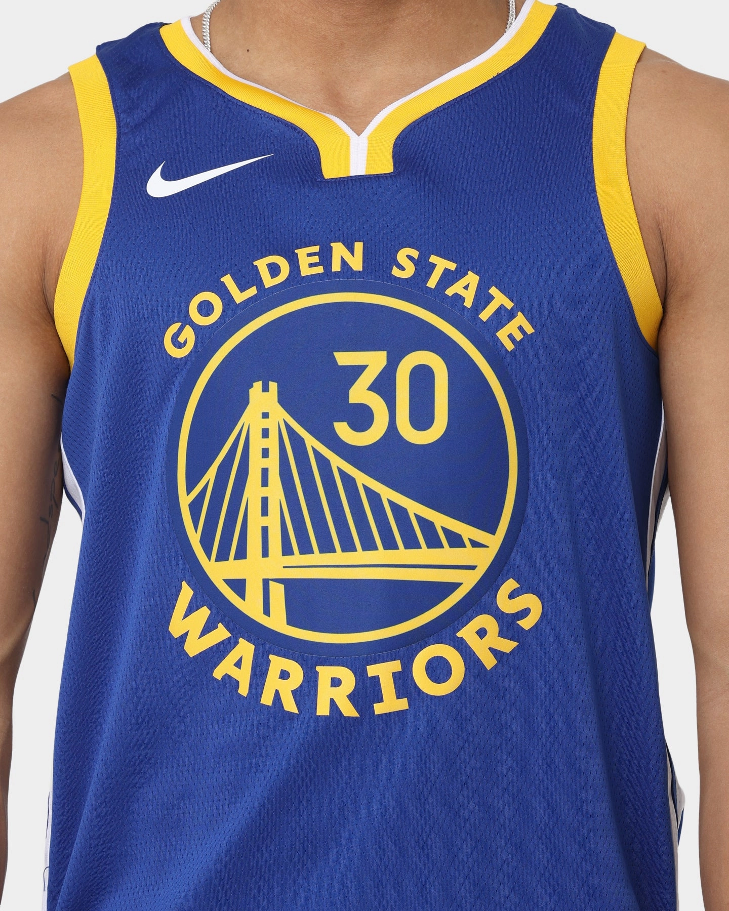 Nike Stephen Curry San Francisco Golden State Warriors #30 Icon Edition 2022/23 Nike Dri-FIT NBA Swingman Jersey Rush Blue Friction control