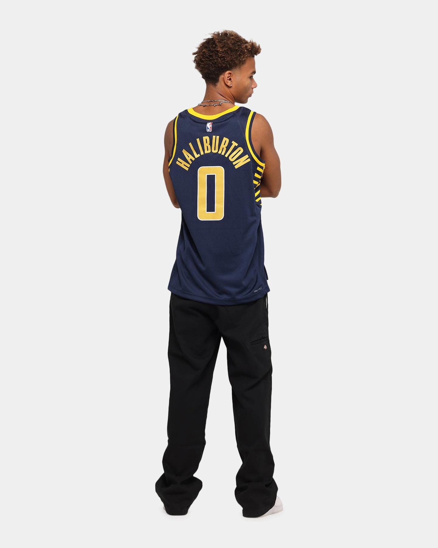 Energy Boost Anti Pilling Surface Treatment Nike Tyrese Haliburton Indiana Pacers #0 Icon Edition 2022/23 Nike Dri-Fit NBA Swingman Jersey College Navy