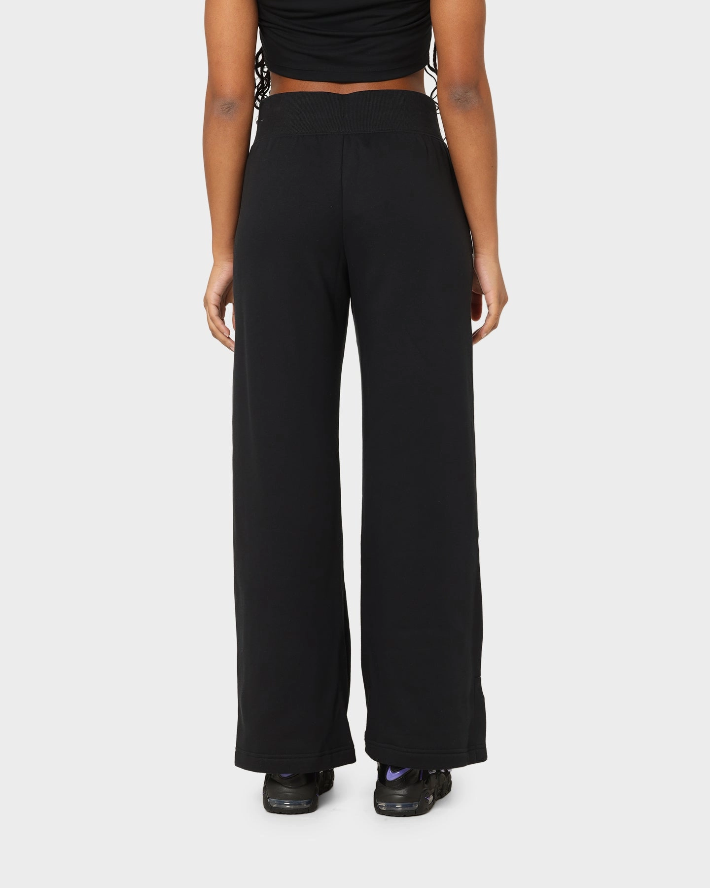 TaglessLabel All weather Nike Women's Sportswear Phoenix Fleece High Waisted Wide Leg Sweat Pants Black/Sail