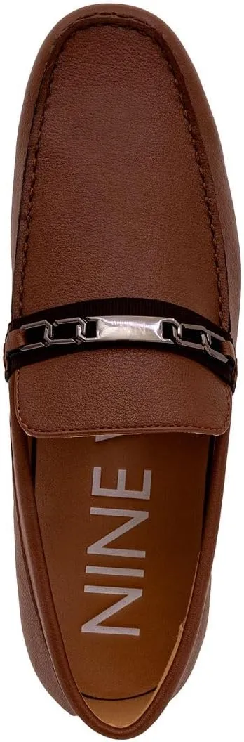 Nine West Men's Driving Moccasins with Buckle Slip-On Loafer Shoe