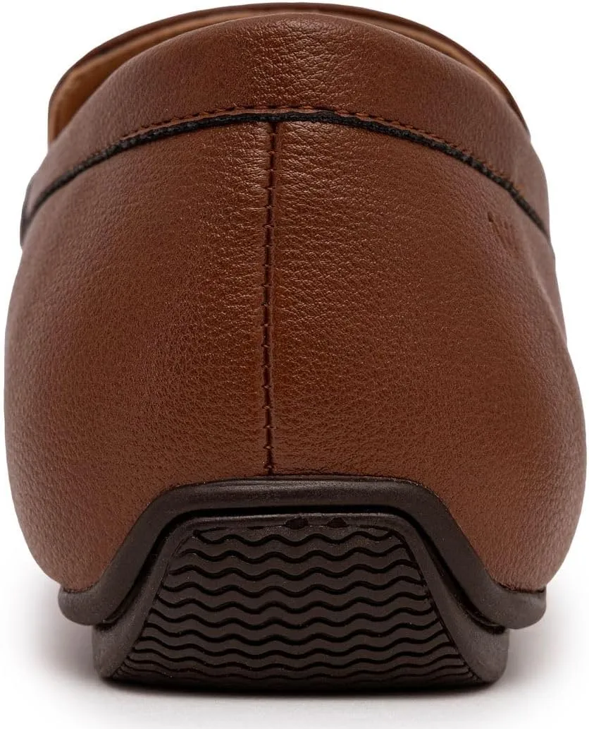 Nine West Men's Driving Moccasins with Buckle Slip-On Loafer Shoe