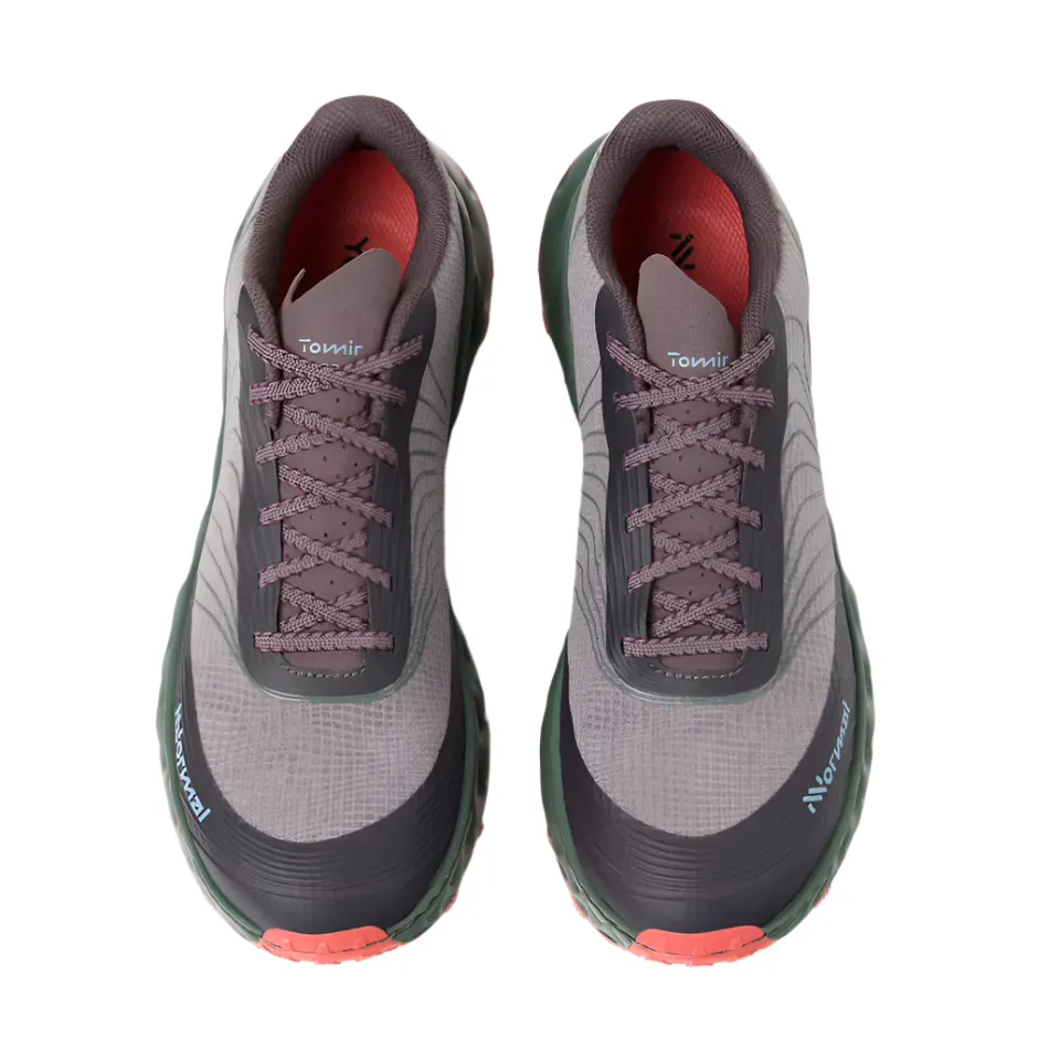 NNormal Unisex Tomir 2.0 Trail Running Shoes in Burgundy AW25 Abrasion Resistant Mesh