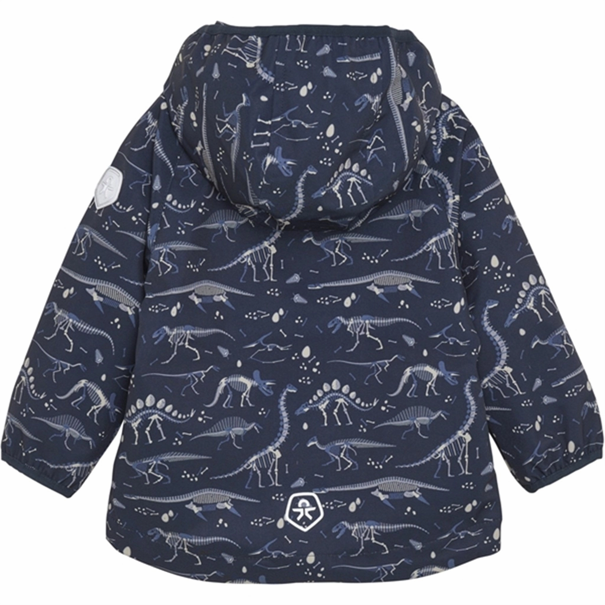 Flexible Shoulder Color Kids Softshell Jacket AOP Total Eclipse