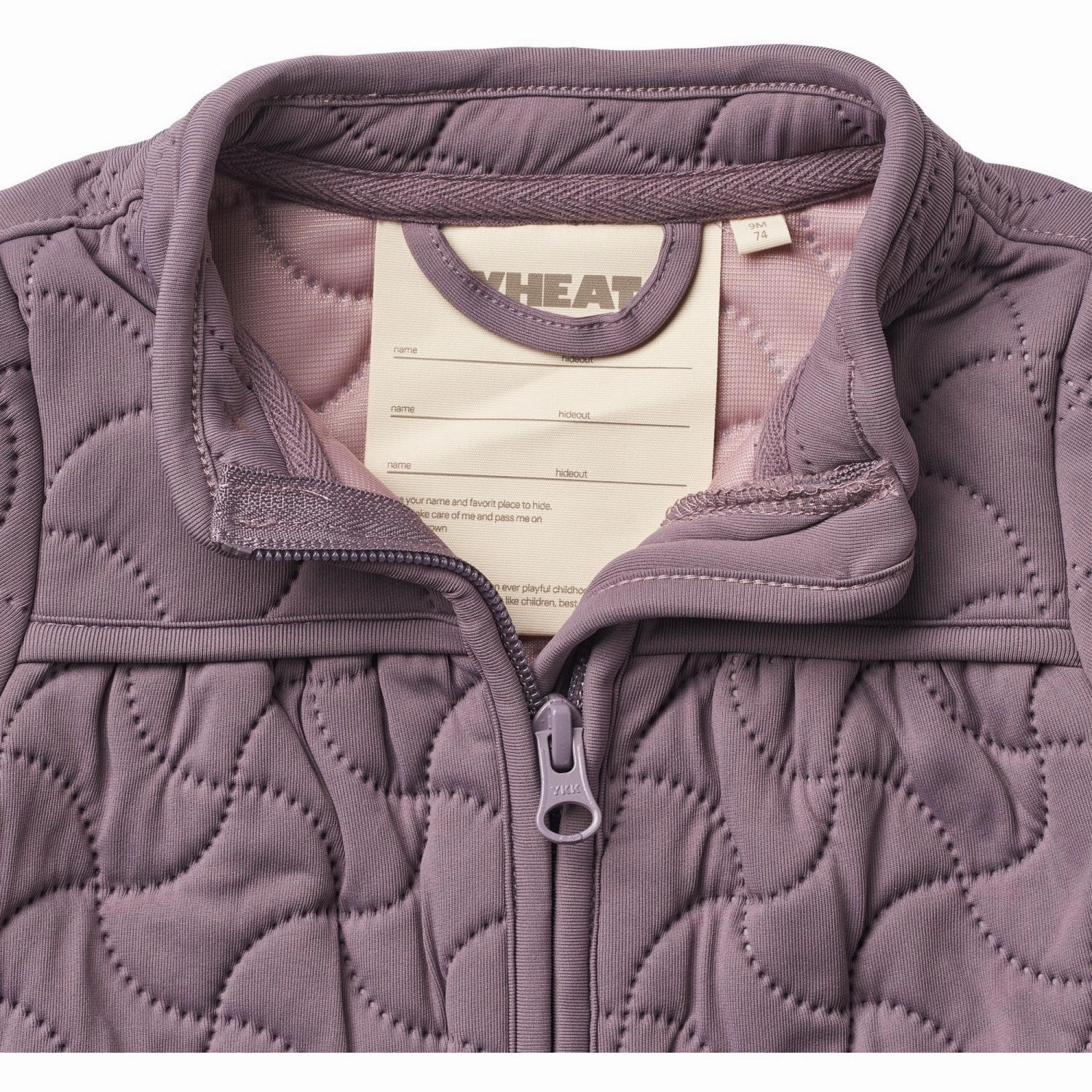 Wheat Dry Lilac Thermo Jacket Thilde Timeless Piece Breathable Mesh Panels