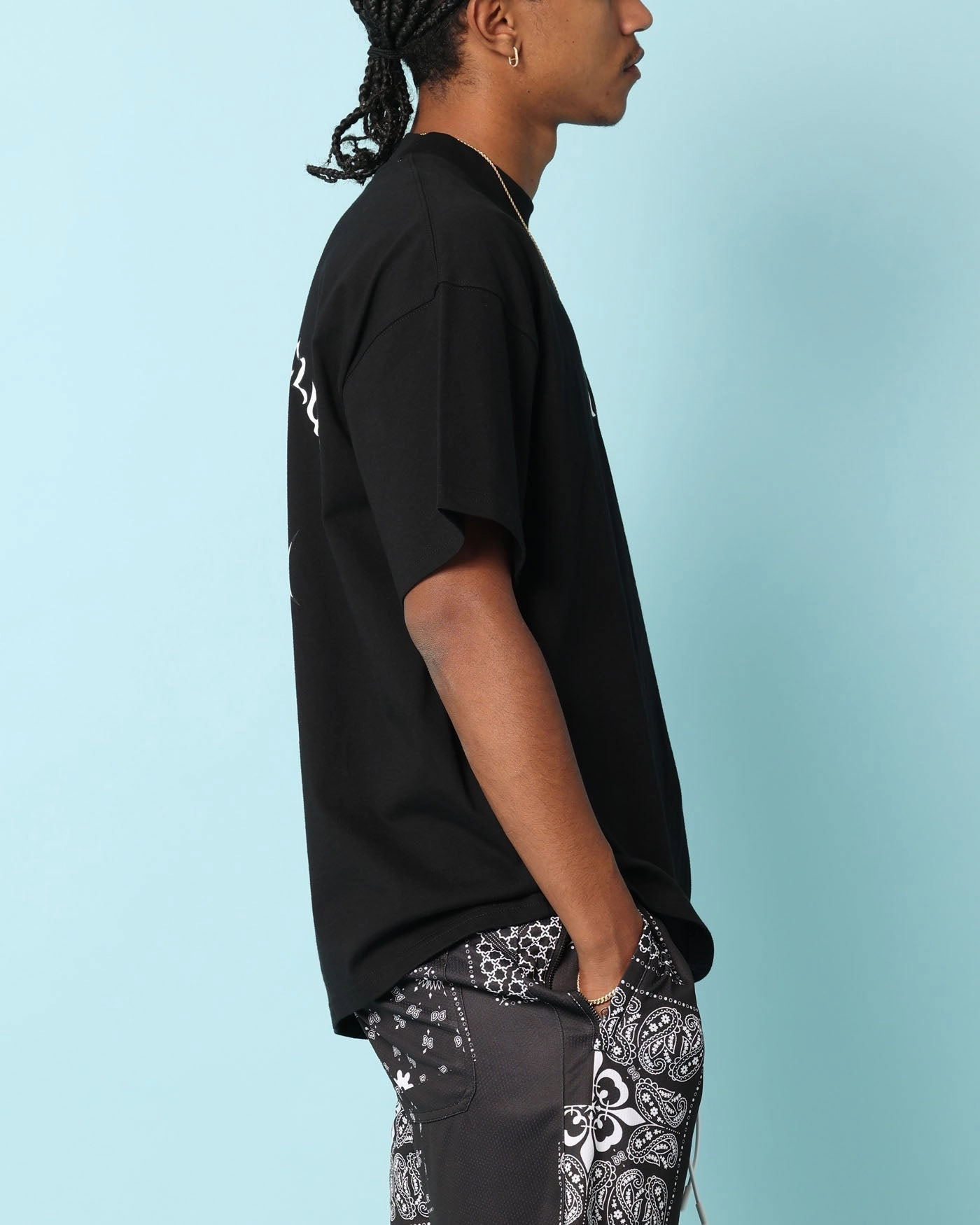 Essential Comfort Carr?? Members Only Oversized T-Shirt Black