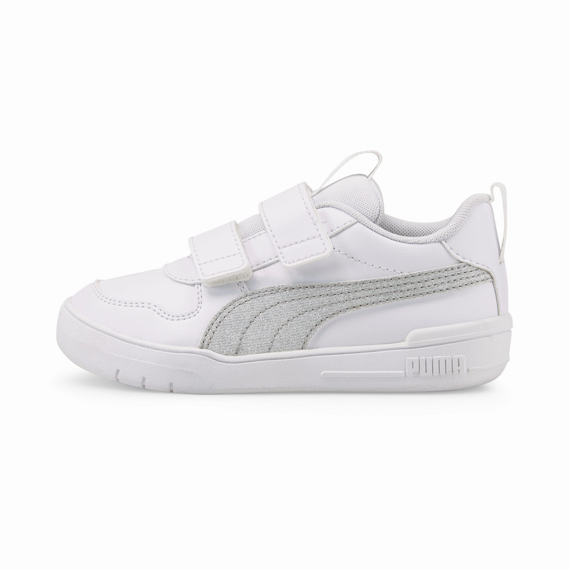 PUMA Little Kids Girls' Multiflex Glitz Formstrip Sneakers Handcrafted Stitching