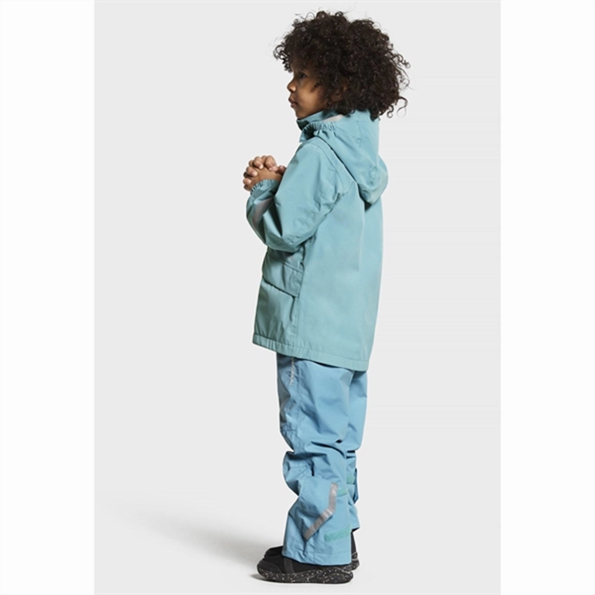 Stormproof Zipper Waterproof Material Didriksons Norma Blue Wash Jacket
