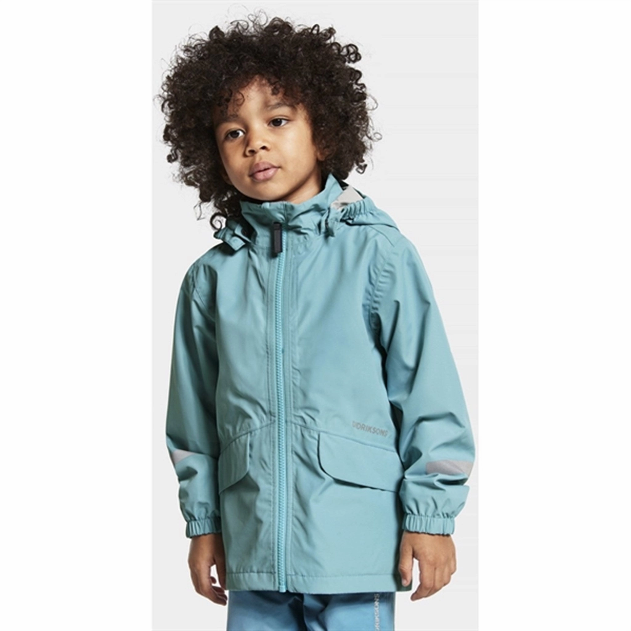 Ergonomic Seams Didriksons Norma Blue Wash Jacket