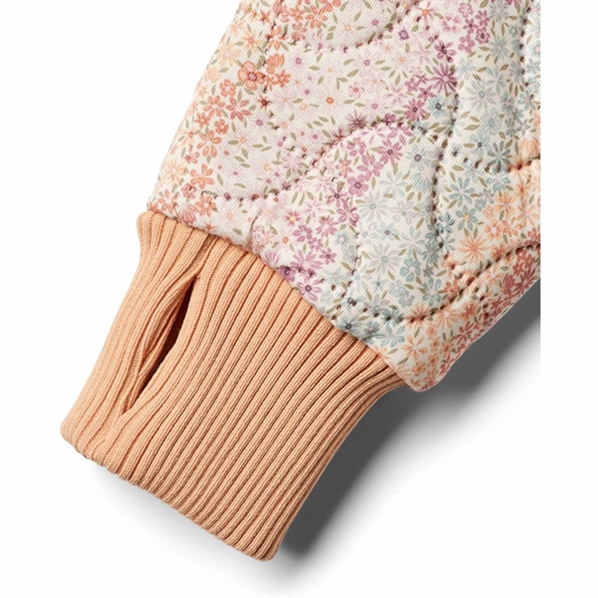 Wheat Thermo Rainbow Flowers Jacket Loui AbrasionResistantSurface