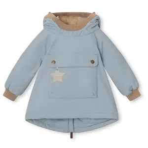 Mini A ture Citadel blue Baby Wen Fleece anorak Weekend Ready Look Recycled Material Construction