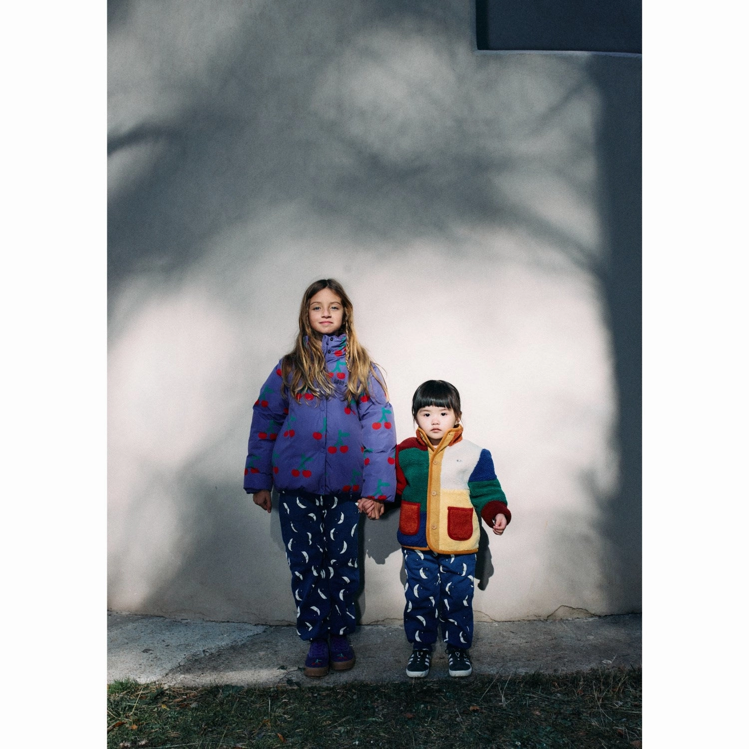 Affordable Fashion Bobo Choses Multicolor Color Block Sheepskin Jacket