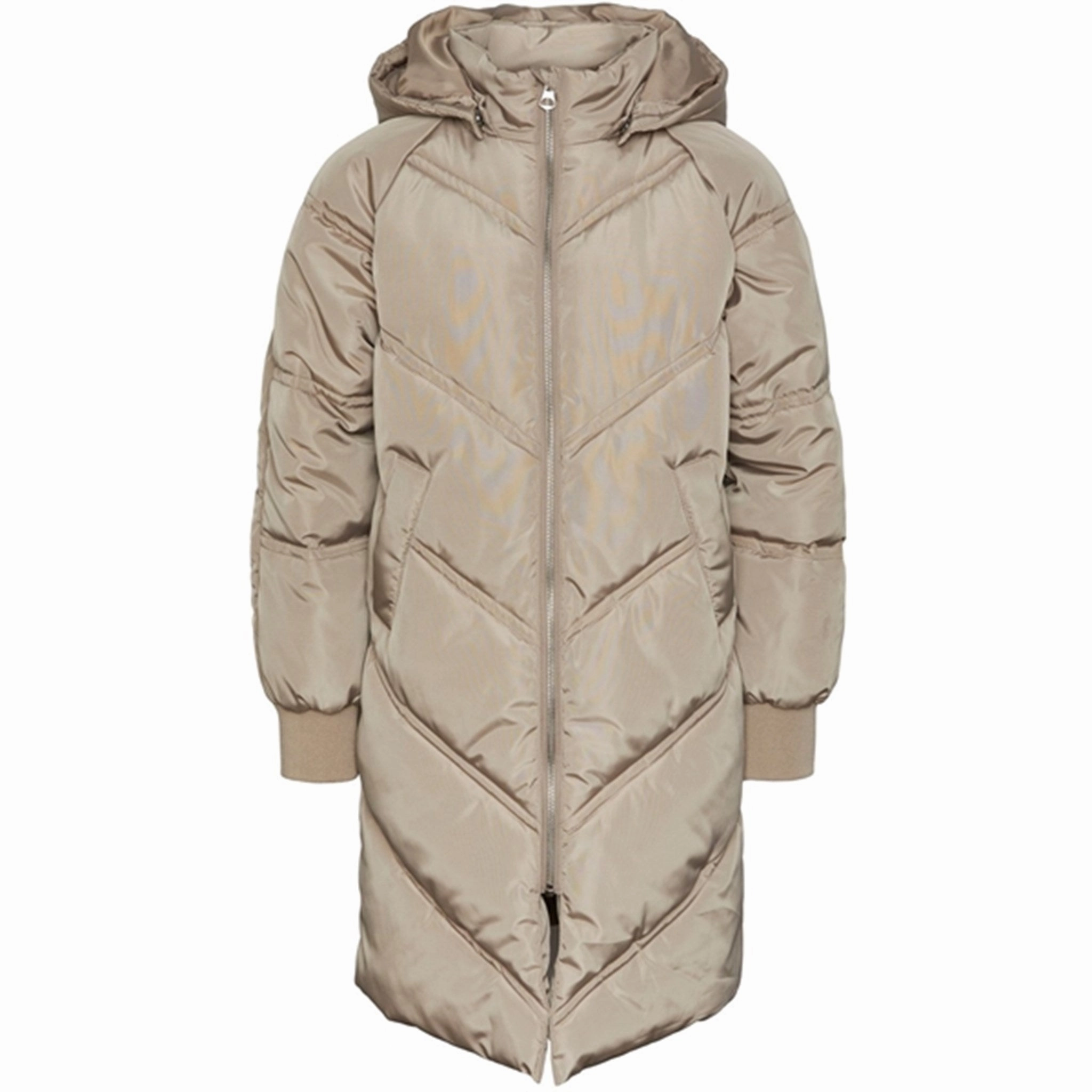 Rugged Outdoor Optimized Pieces Kids Silver Mink Nelicity Puffer Jacket