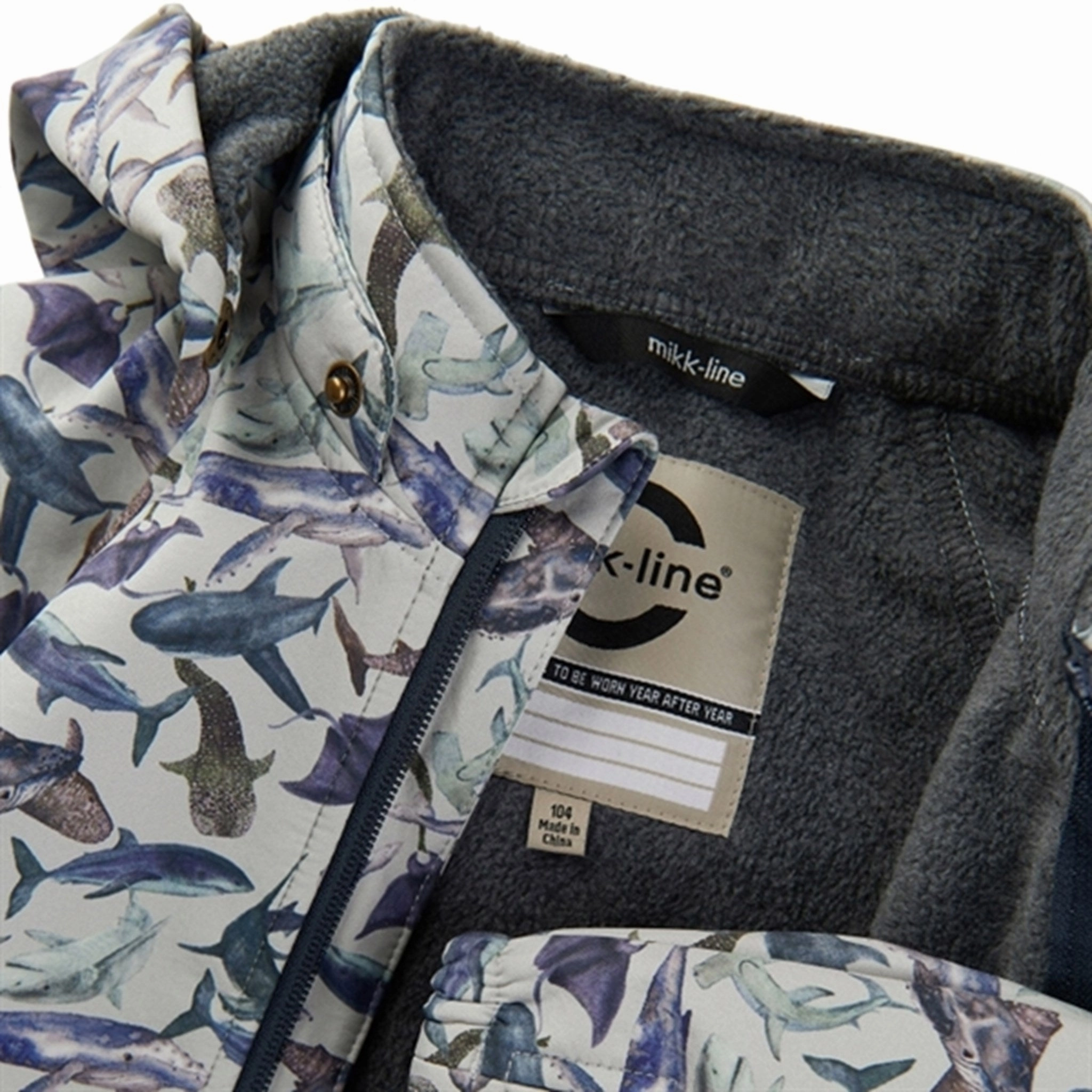 Eco Certified Textiles Functional Fit Mikk-Line Softshell Jacket AOP Metal