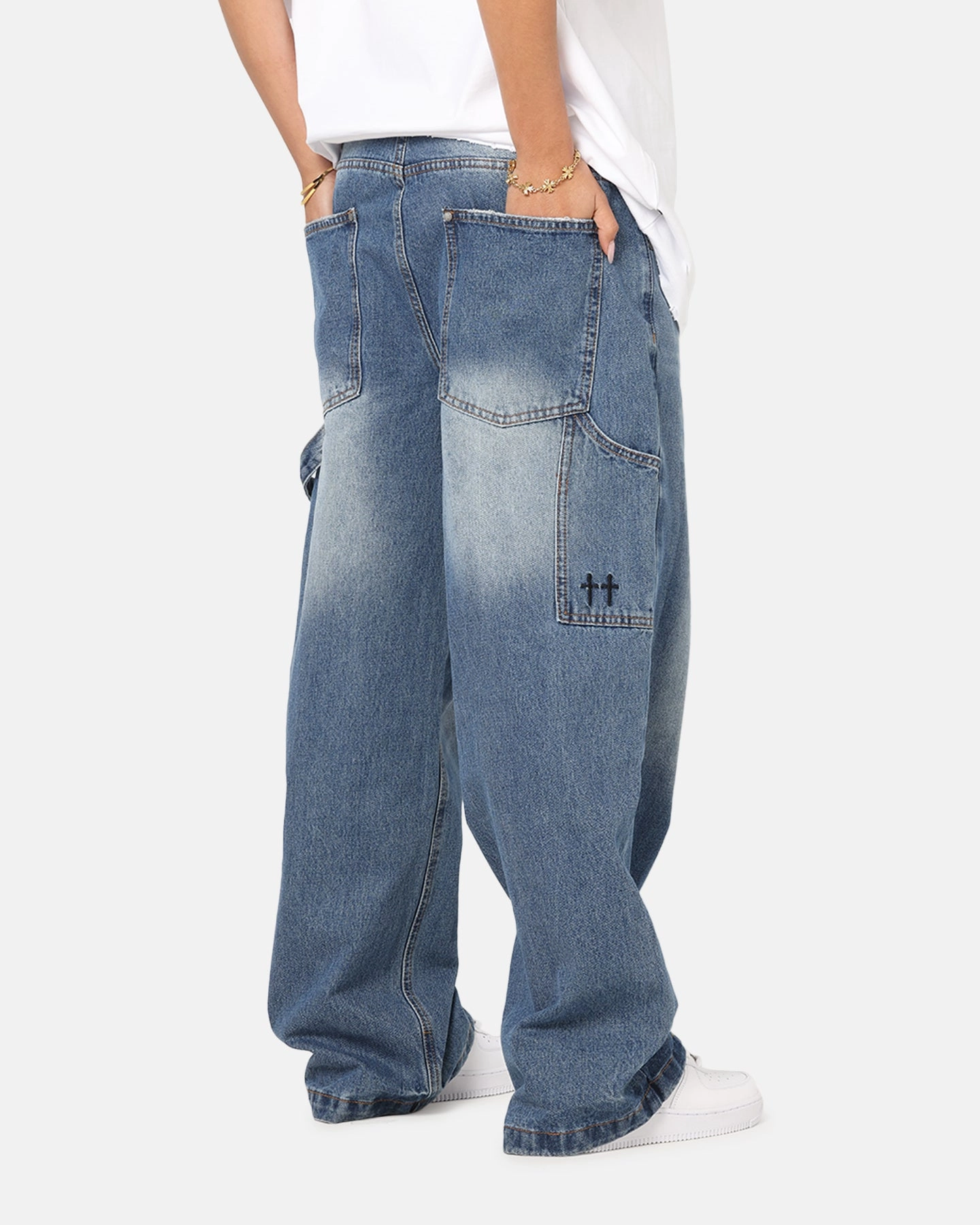 Multi Purpose Winter Ready Saint Morta Amplus Recon Carpenter Jeans Vintage Blue