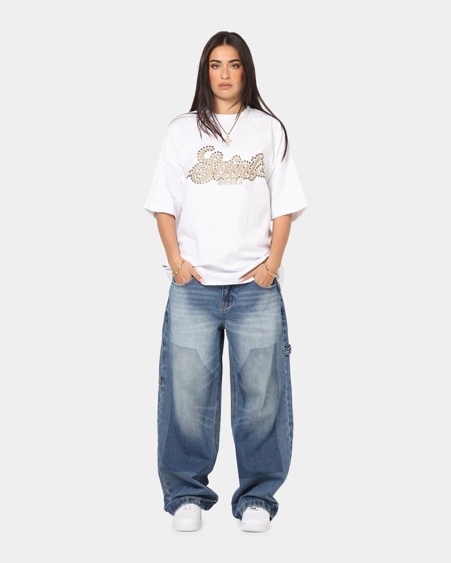 Basic Look Saint Morta Amplus Recon Carpenter Jeans Vintage Blue