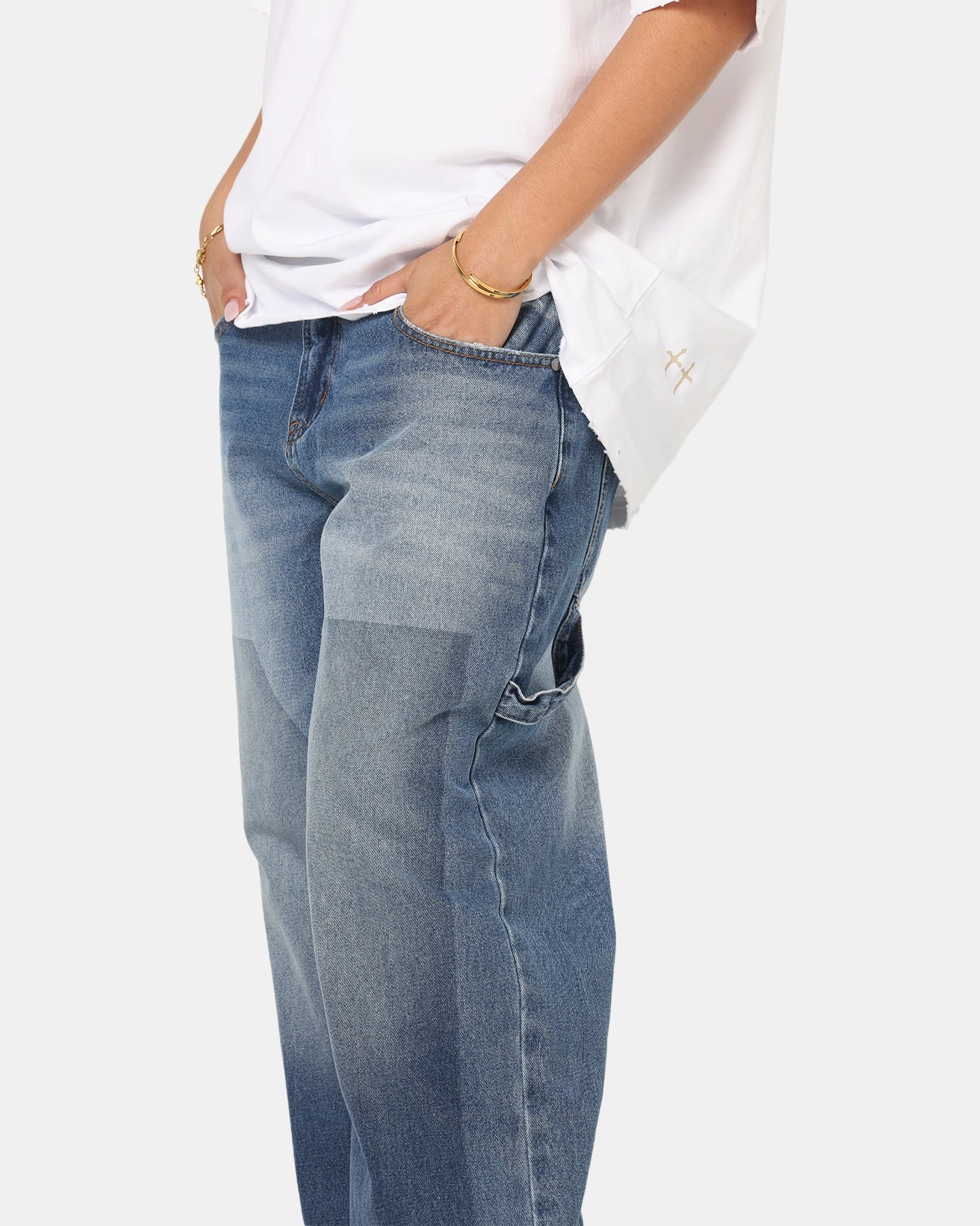 Saint Morta Amplus Recon Carpenter Jeans Vintage Blue AllDayCompression All weather