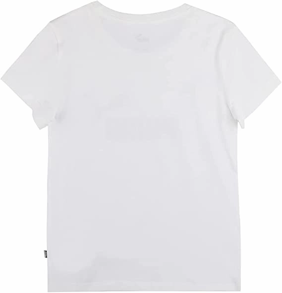 Vibrant Colors Puma T-shirt da ragazza manica corta ESS Logo Tee G 587029 02 white