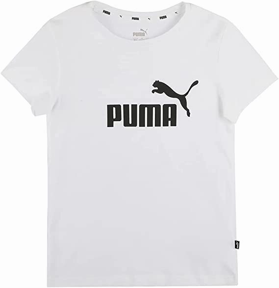 Urban Casual Puma T-shirt da ragazza manica corta ESS Logo Tee G 587029 02 white