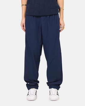 Adidas Originals Twistknit Pleated Pants Night Indigo Relaxed Comfort Fit Transitional Style