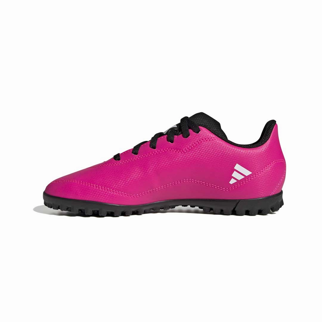 adidas - Kids' (Junior) X Speedportal.4 Turf Soccer Shoes (GZ2446) Vented Air Channels Full Flexibility