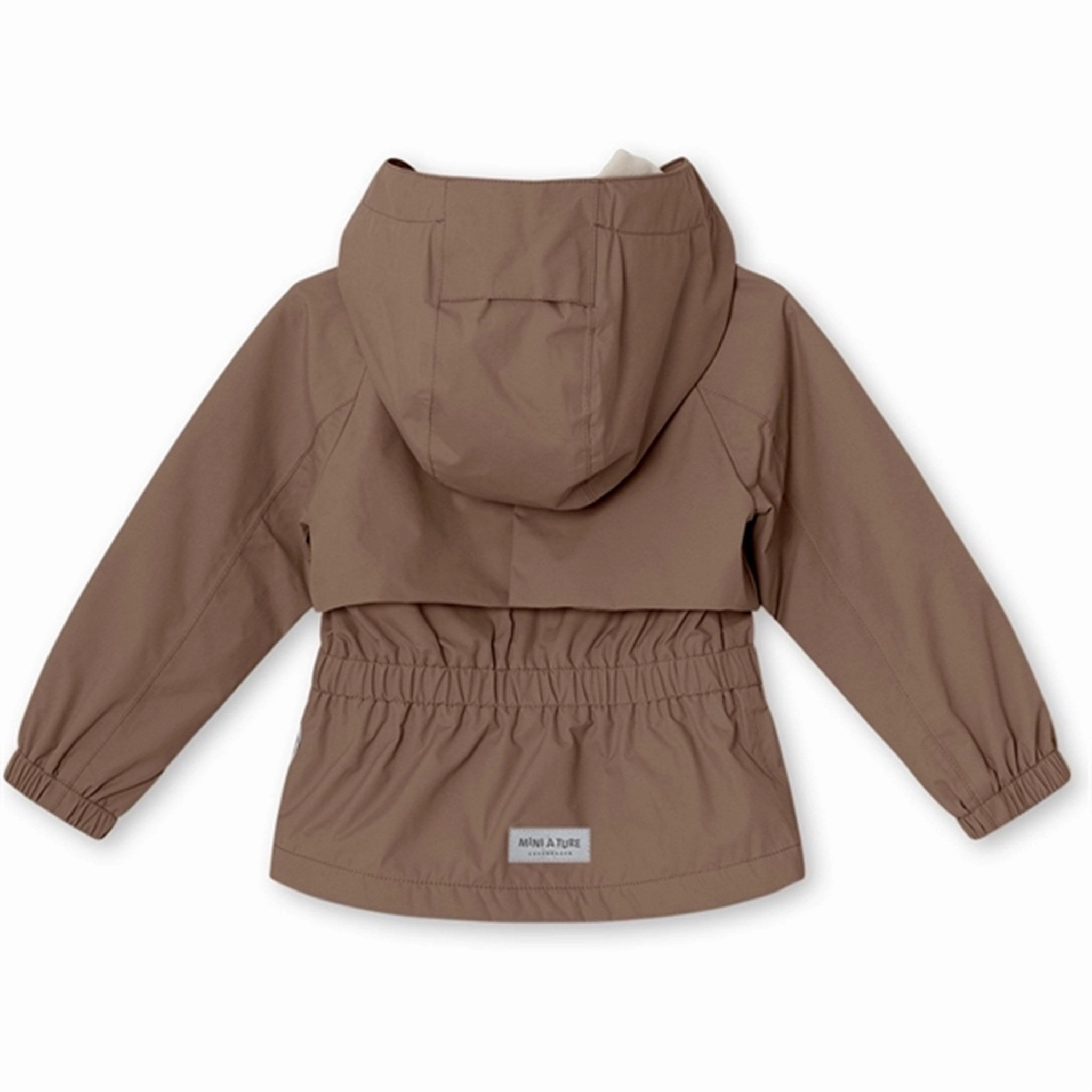 Outdoor Trip Buttery Soft Handfeel MINI A TURE Algea Spring Jacket With Fleece Lining Brownie