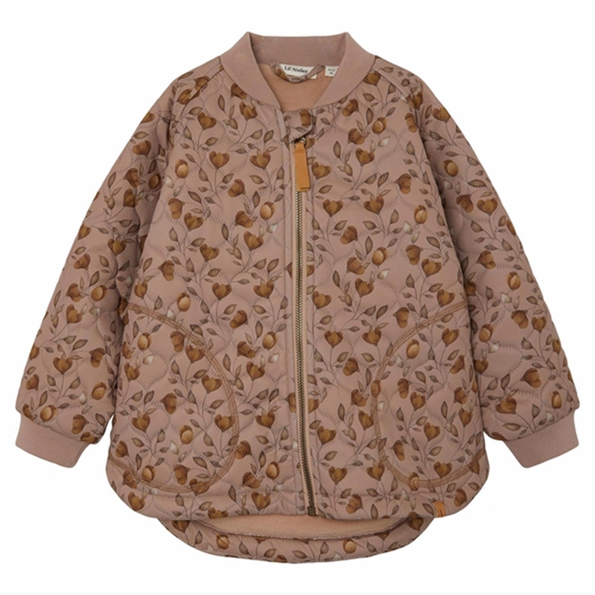 Waterproof Zipper Closure Lil'Atelier Nougat Lajuno Quilted Jacket AOP
