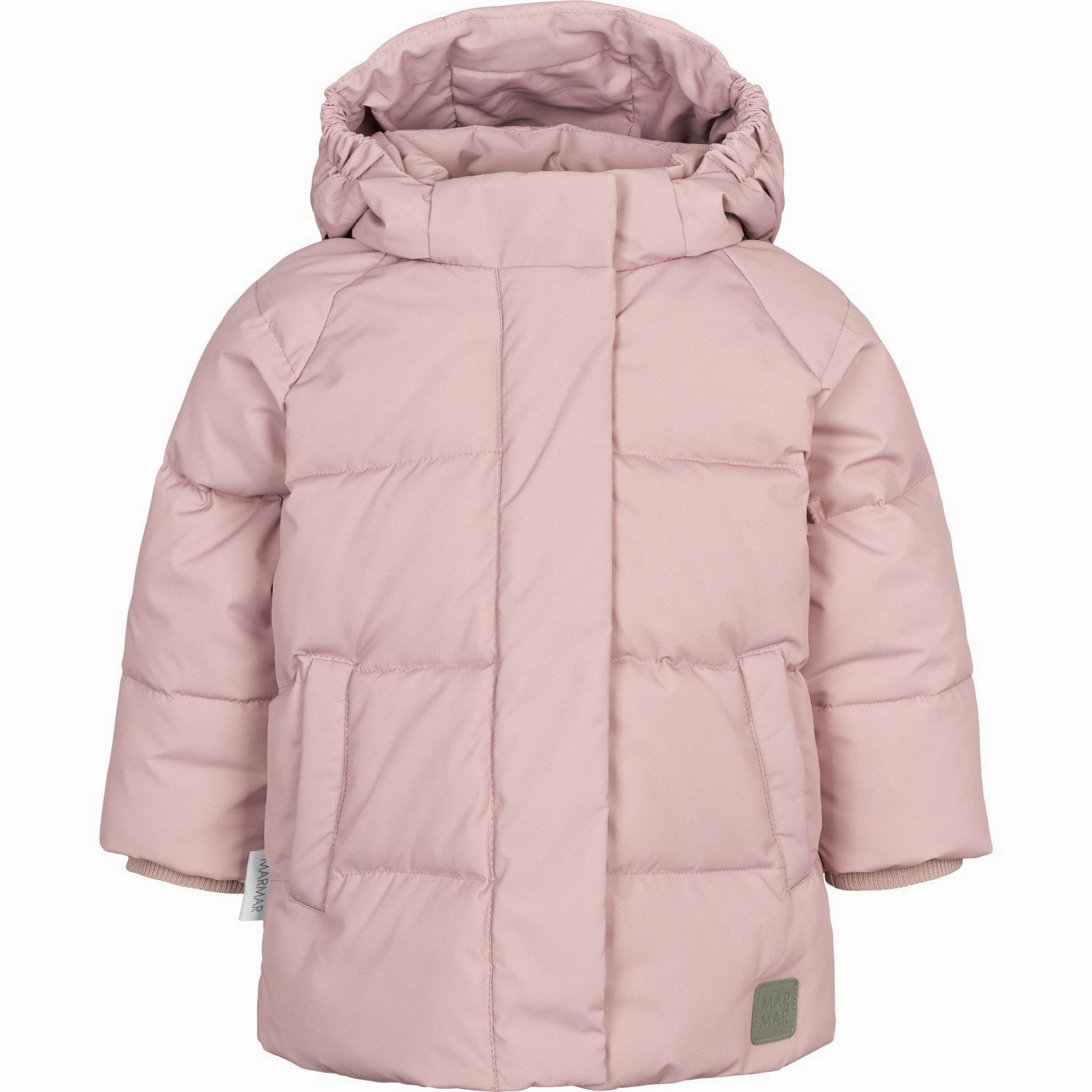 Rubberized Zippers Simple Urban Layer MarMar Technical Puffer Light Mauve Omega Jacket
