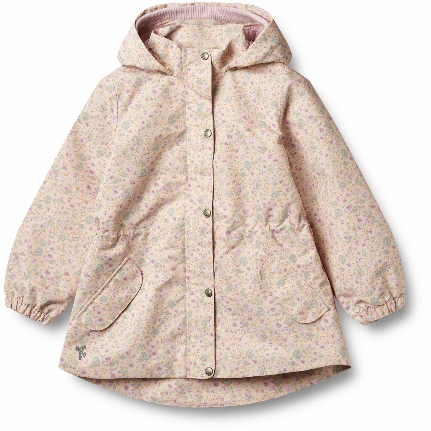 Wheat Pansies Jacket Ada Fire Retardant Treated Fabric