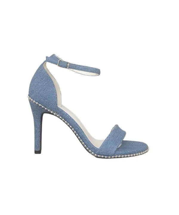 Oasis Society Dublin - Metal Stud Open Toe Heels Shoes