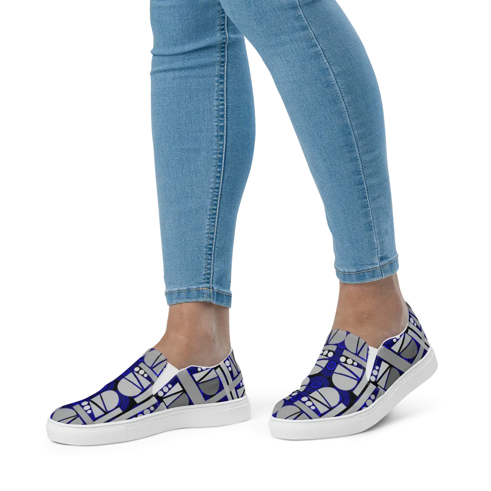 OD Women’s OBON Sym-Inspired slip-on canvas shoes BGRY