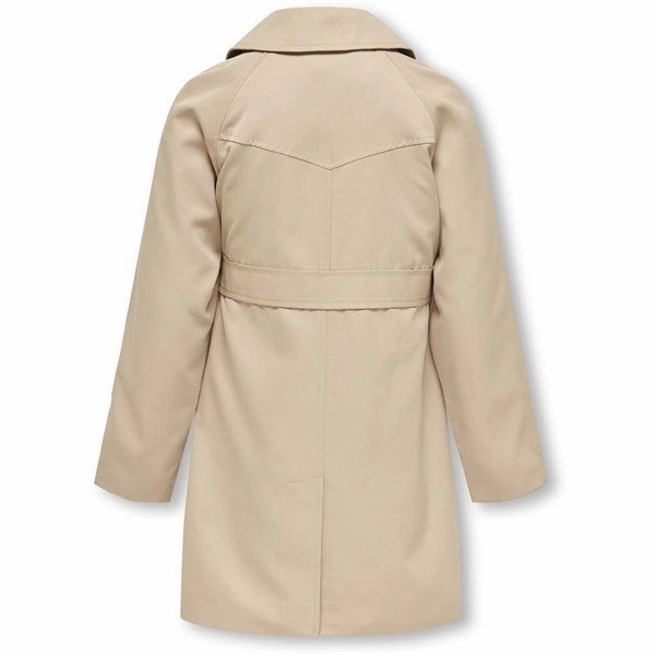 Kids ONLY Tannin Chloe Trenchcoat Oversized Fit Soft Fleece Interior