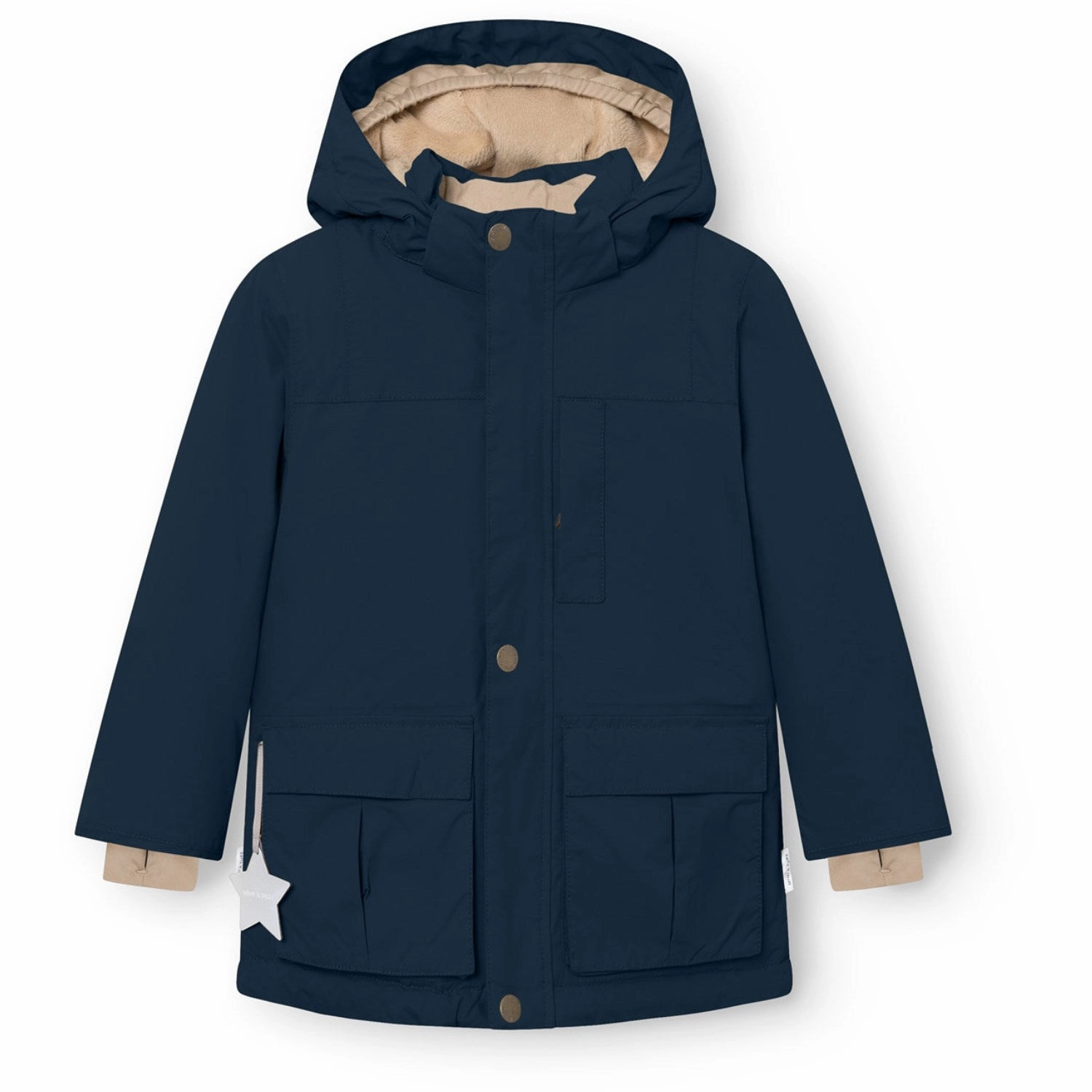 Mini A ture Outer Space Matkastorio Fleece Lined Winter Jacket. GRS Temperature Balancing Layer